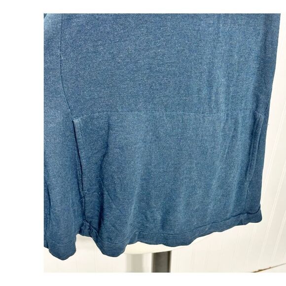 J. Jill Pure Jill‎ Women's Tranquility Fleece Comfort Hoodie Sweater Blue Large - Picture 3 of 10